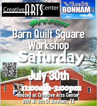 Barn Quilt Square Workshop!