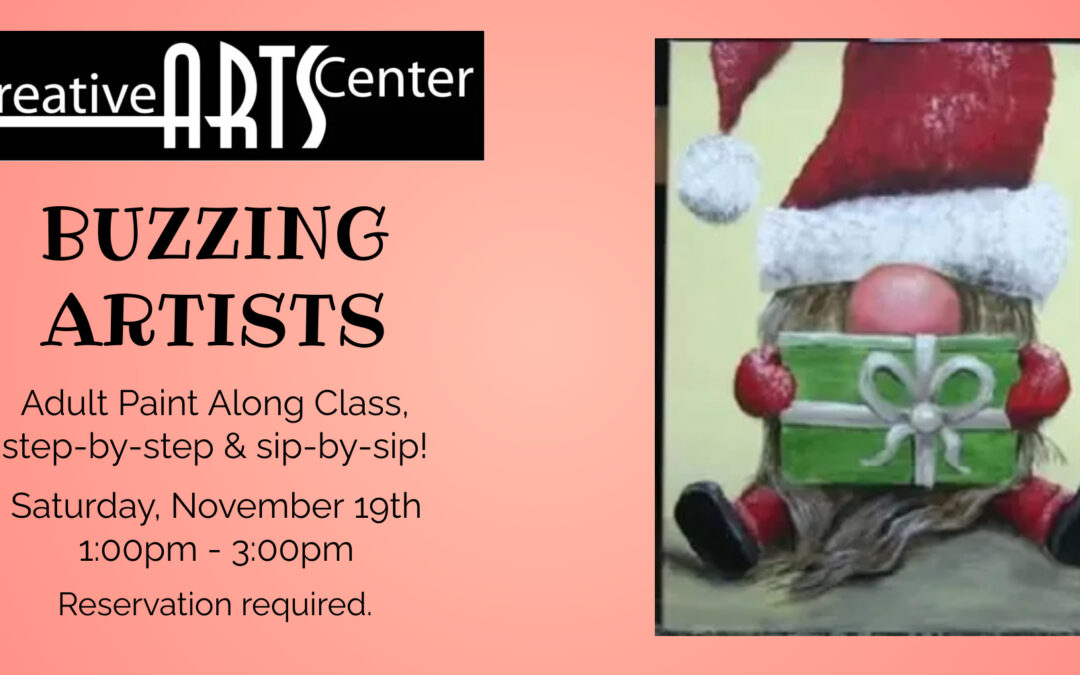 Buzzing Artists – Paint Along Class 11/19/22