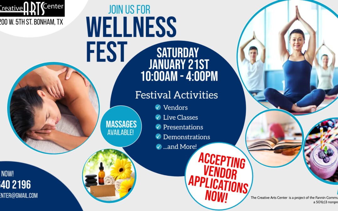 Wellness Festival: 3 weeks Away!