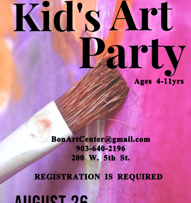 Monthly Kids Art Party