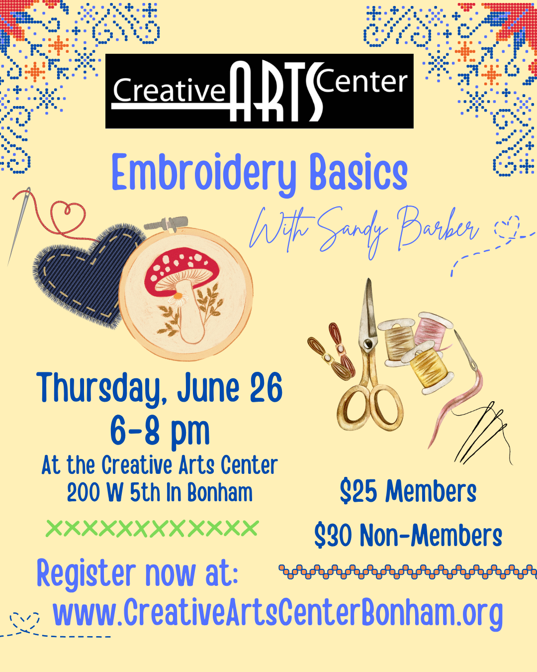 Embroidery Basics June