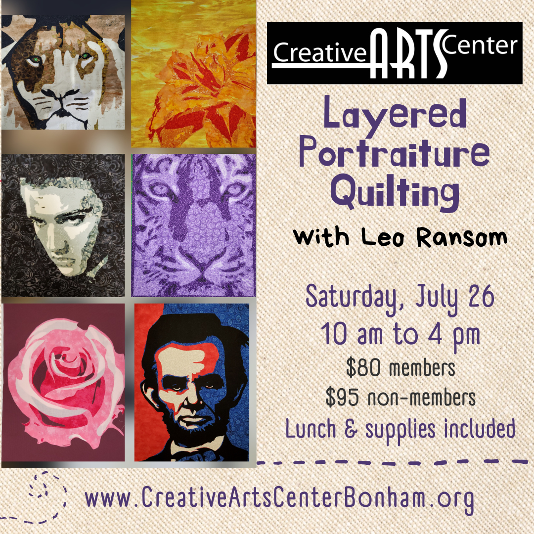 Layered Portraiture Quilting